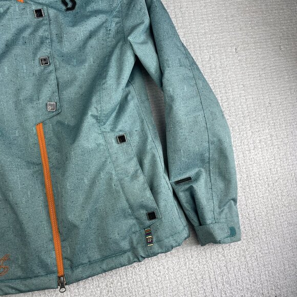 Scott Outerwear Ski Jacket Women's US 2 Blue Zip Up Hooded Snowboard - Picture 5 of 16
